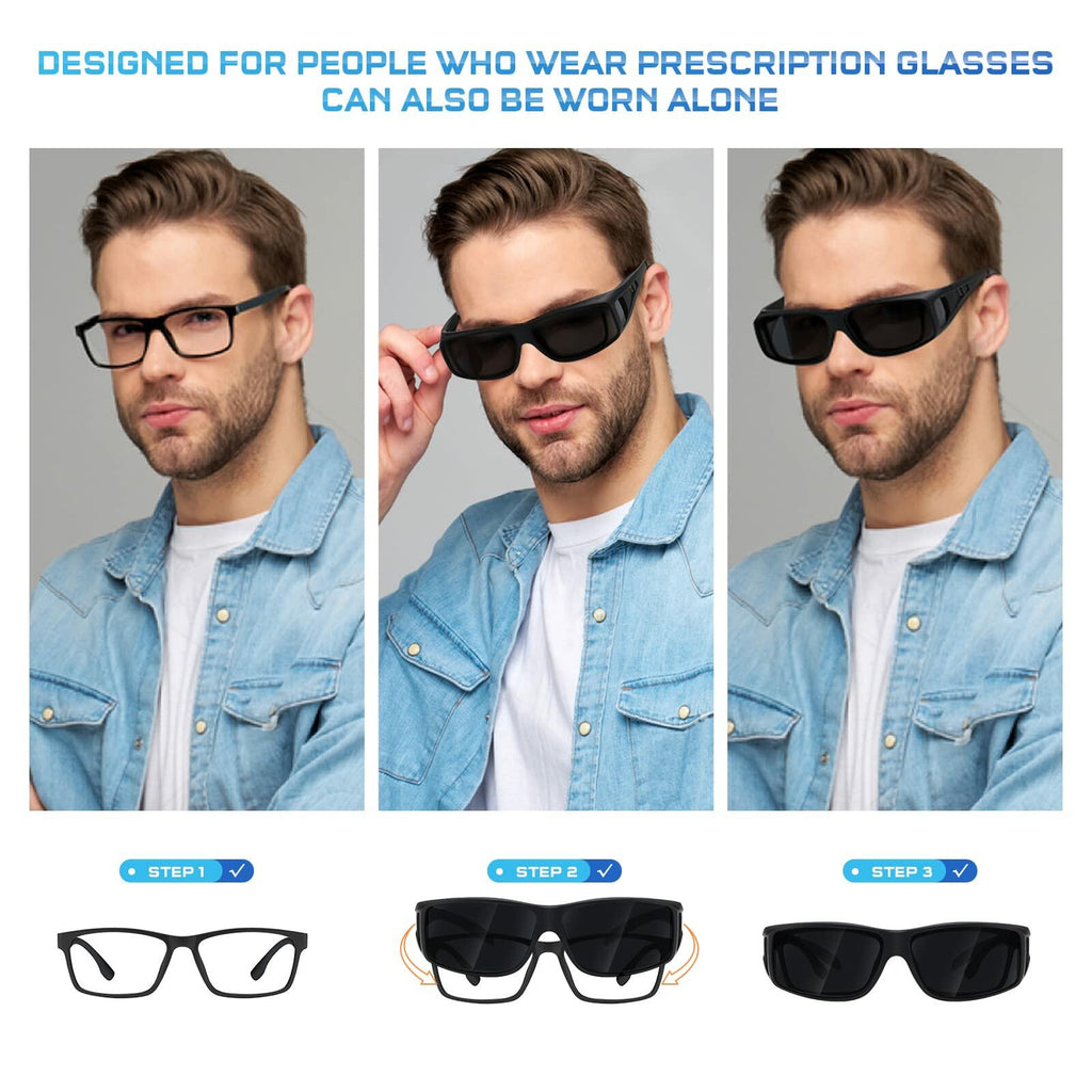 Tnnaiko Aviator Polarized Sunglasses for Men - UV Protection, Stylish