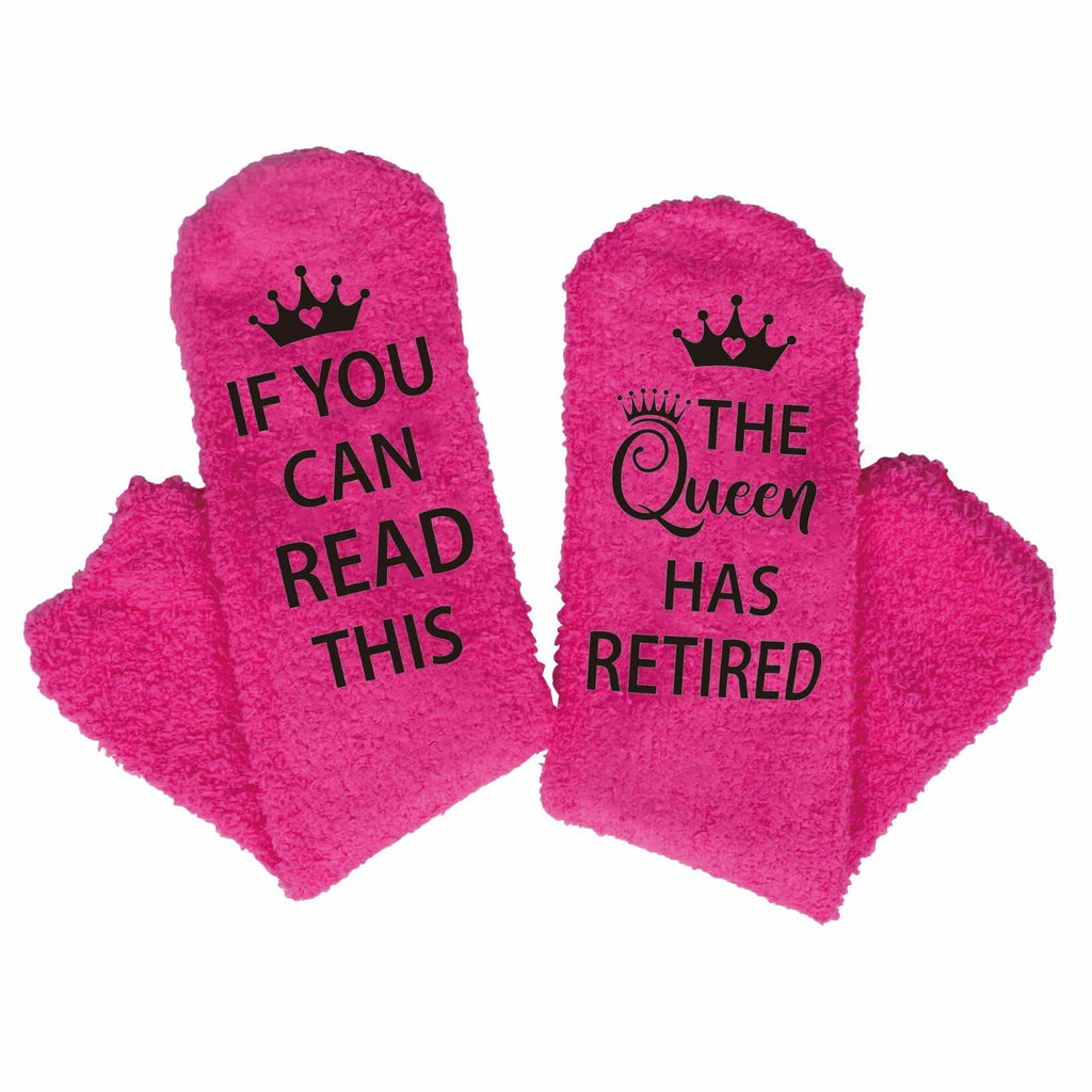 Huahui Women's Retirement Socks Queen Gift One Size