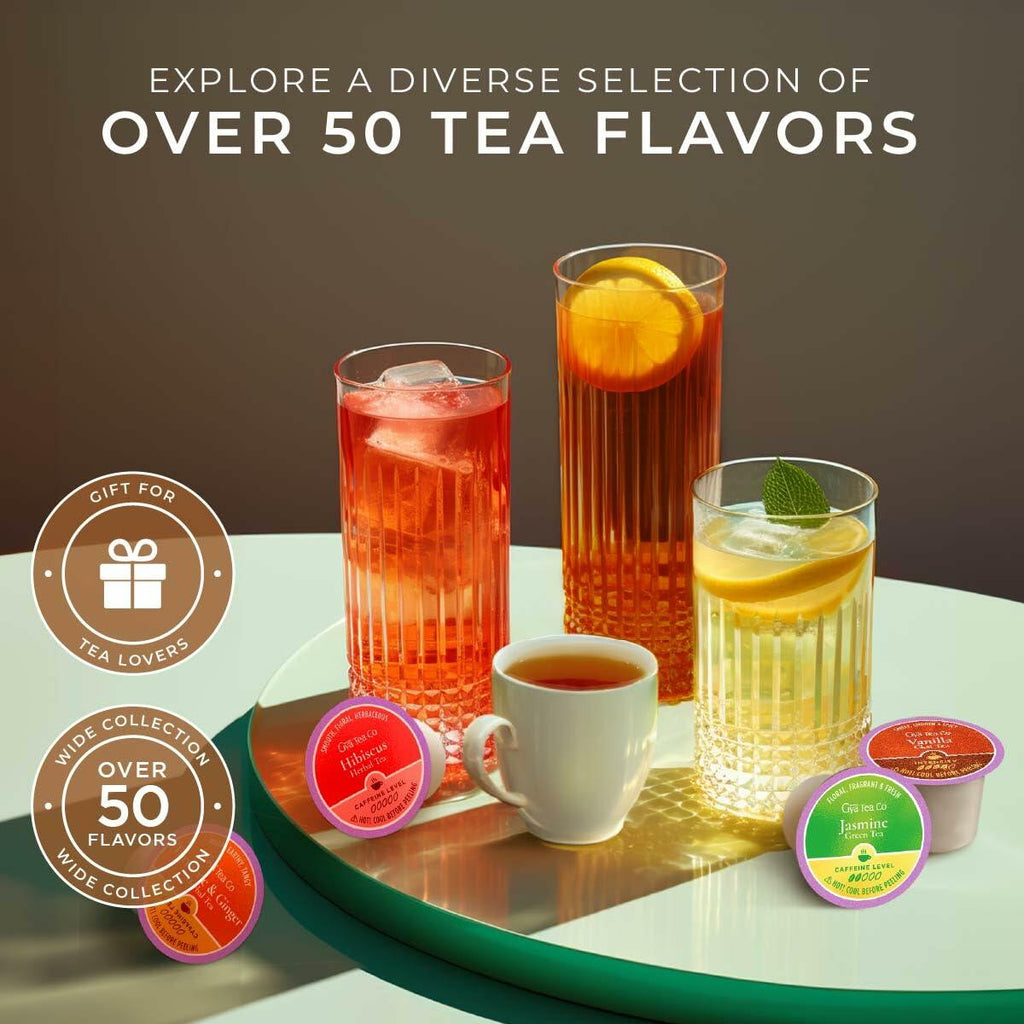 BestBy06/26 Gya Tea Co Morning Start Tea Gift Set 16ct Assorted Tea Pods