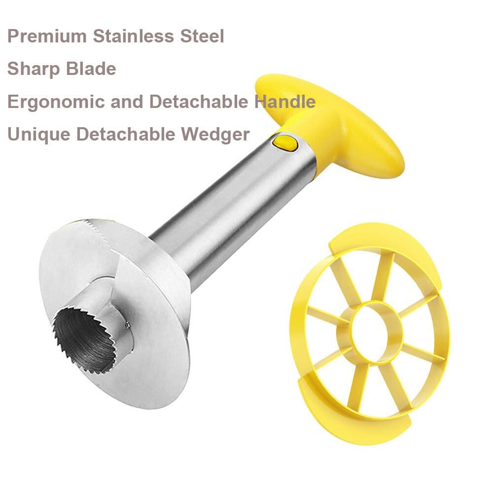 SameTech Stainless Steel Pineapple Peeler Corer Slicer Kitchen Tool New