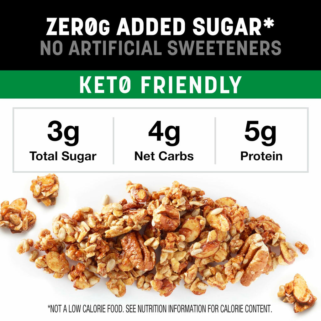 BestBy04/25 KIND Keto Granola Apple Cinnamon Nut GF Zero Added Sugar 1 Count