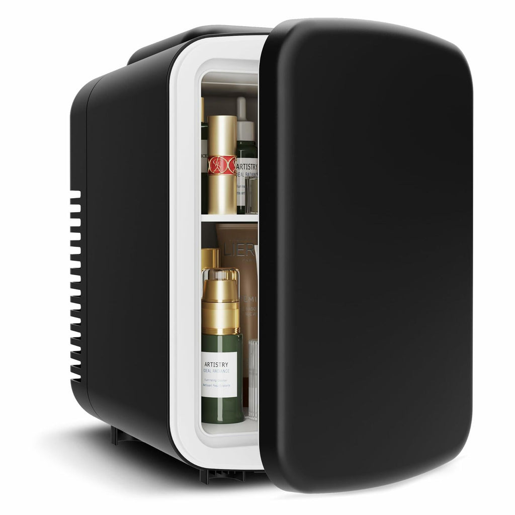 [Like New] EUHOMY 4L Mini Fridge Portable Cooler Warmer Black Cosmetics Drinks