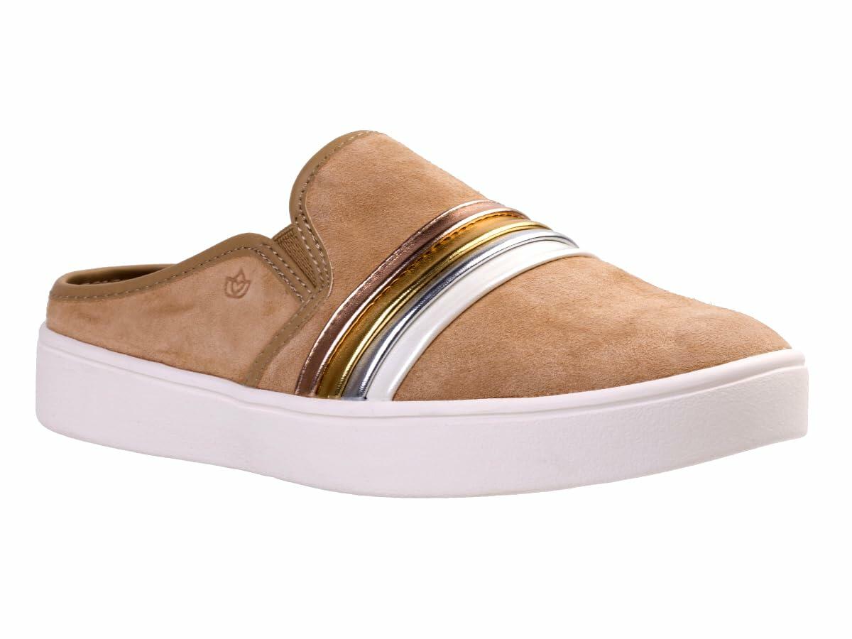 Spenco Women's St. Barts Slide Mule Tan Size 8.5 Comfortable Orthotic