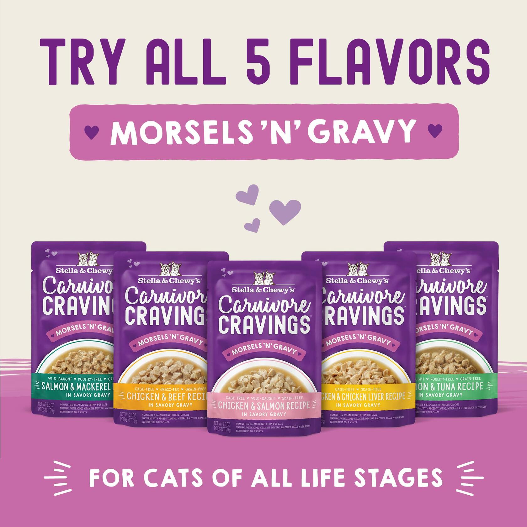BestBy04/25 Stella & Chewy’s Carnivore Cravings Salmon & Tuna Wet Cat Food