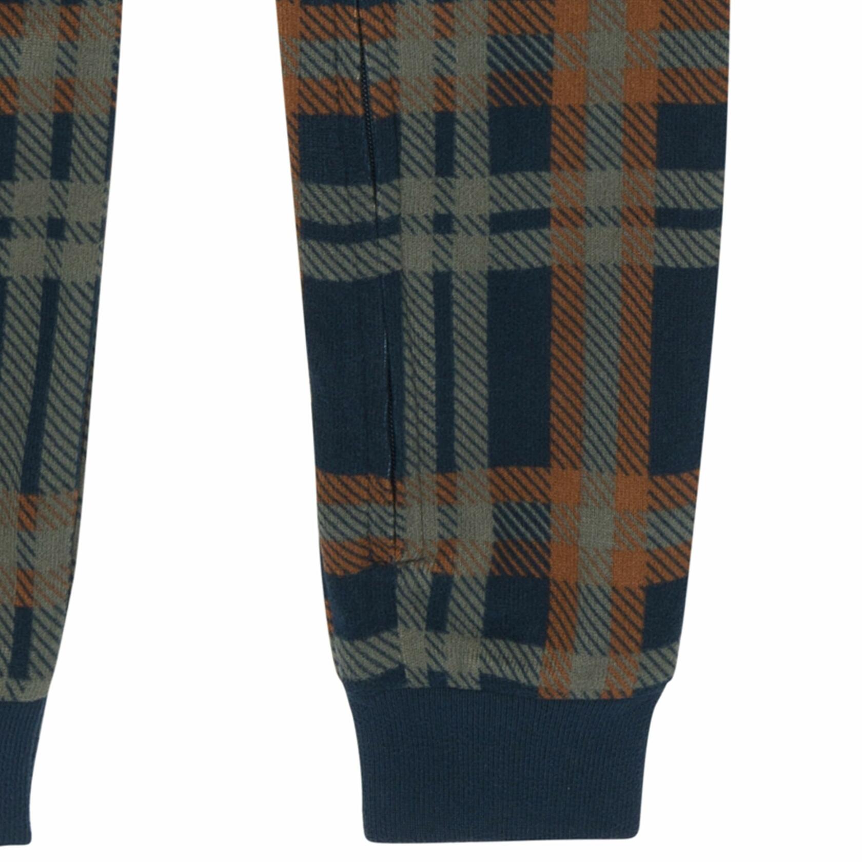 Gerber Baby Hacci Footless Pajamas Navy Plaid Size 12 Months