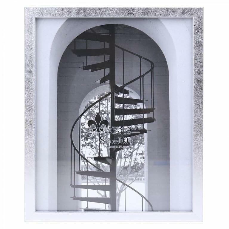 Lawrence Frames Chloe Burnished Silver Composite-Wood 8x10 Frame