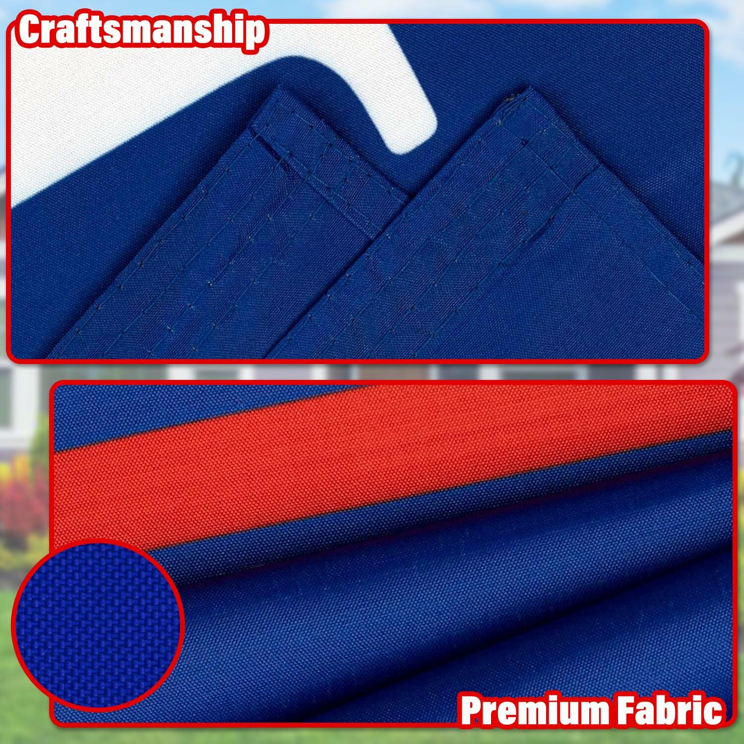 WHGJ Trump 2024 Flag 3x5 ft Blue Double Sided Heavy Duty Durable Polyester