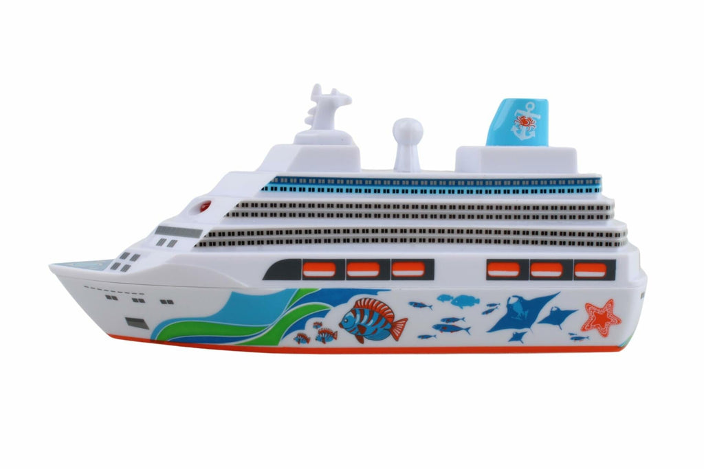 Daron Cruise Ship Pullback Toy Vehicle with Lights & Sounds TT4123