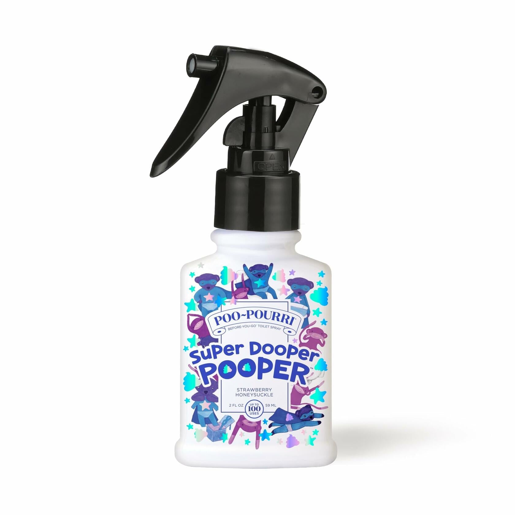 Baby-Pourri Super Dooper Pooper Odor Freshener Spray 2oz Strawberry Honeysuckle