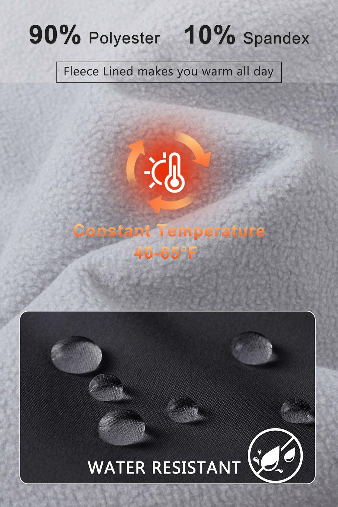 MAGCOMSEN Women's Ski Pants Waterproof Insulated Fleece Purple Size XS