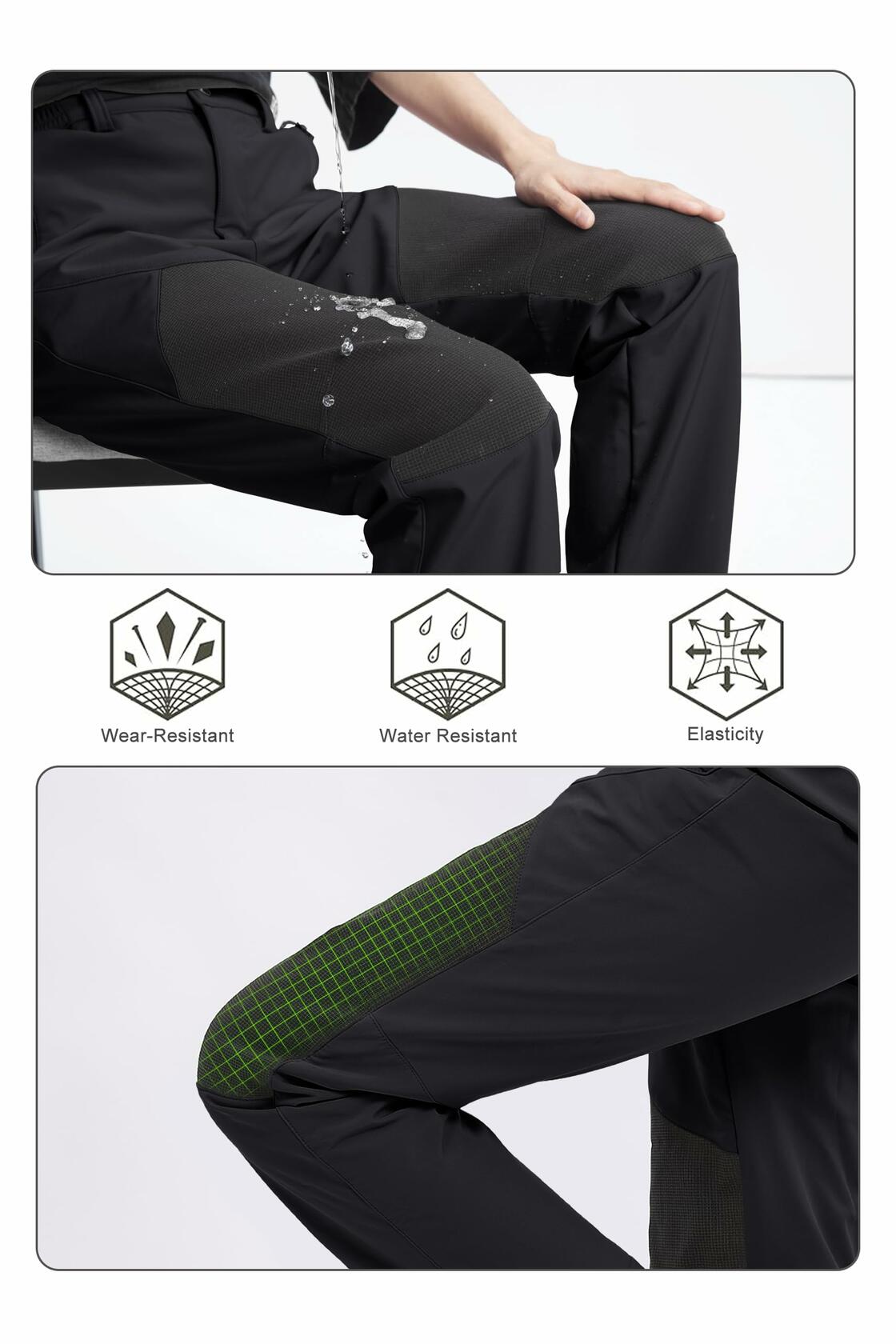 MAGCOMSEN Women's Ski Pants Waterproof Insulated Fleece Purple Size XS