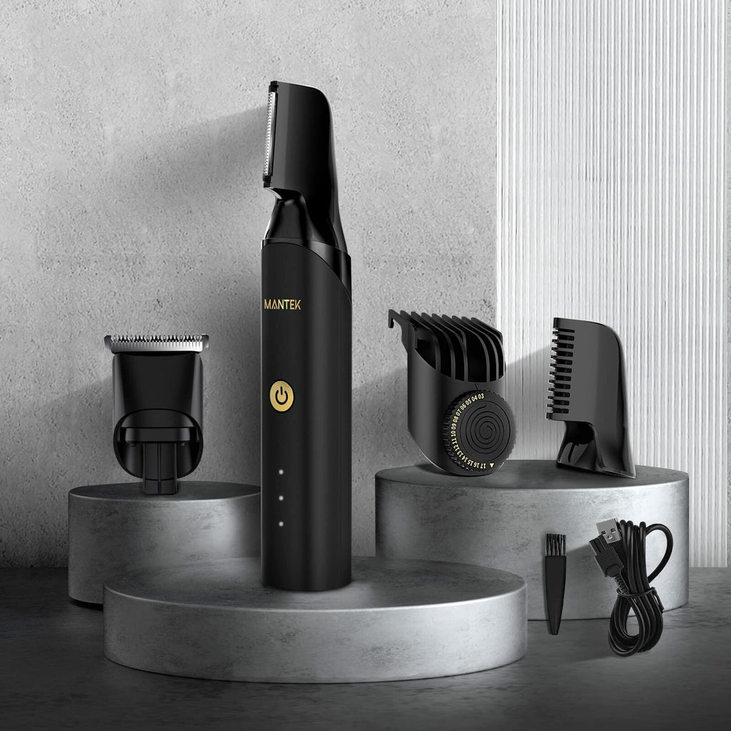 Body Trimmer for Men Electric Groomer with 2 Quick Change Trimmer Heads