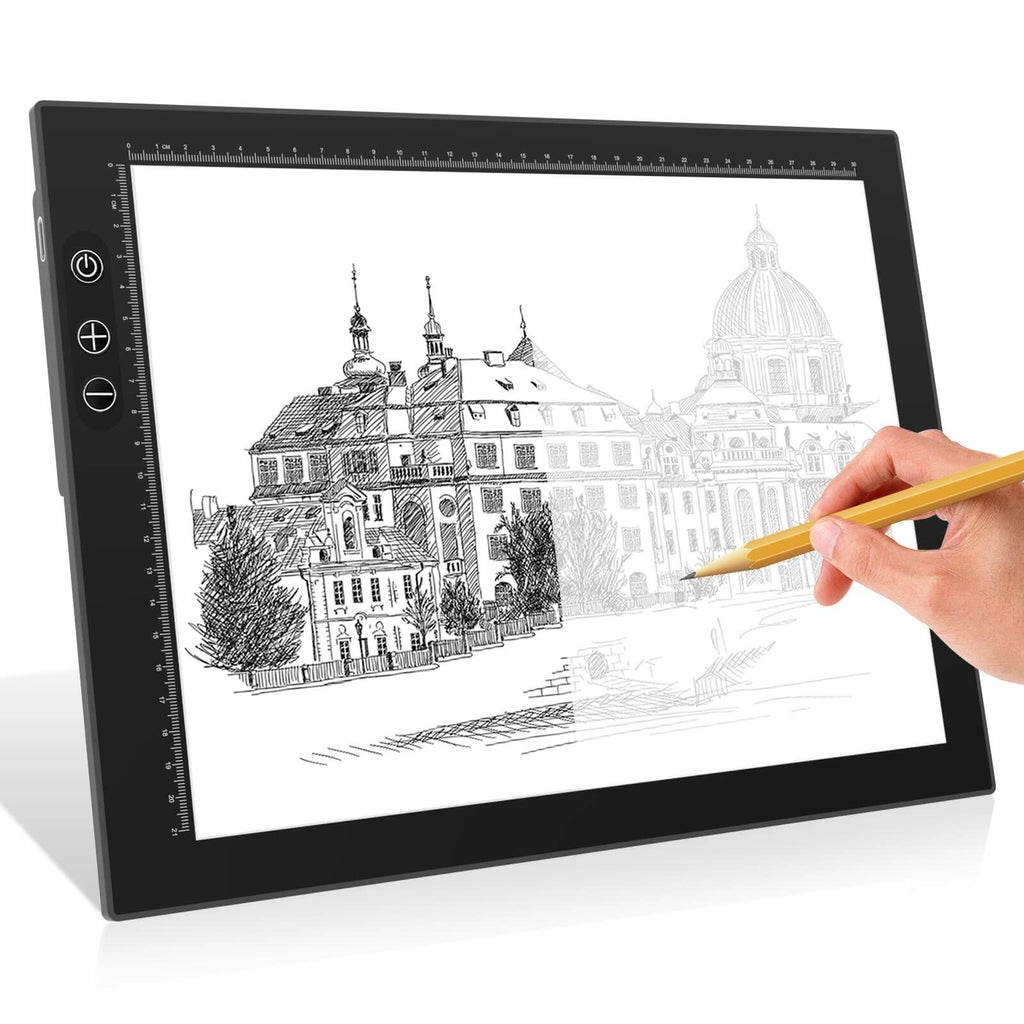 Portable Rechargeable A4 LED Light Box Ultra-Thin Adjustable Light Pad