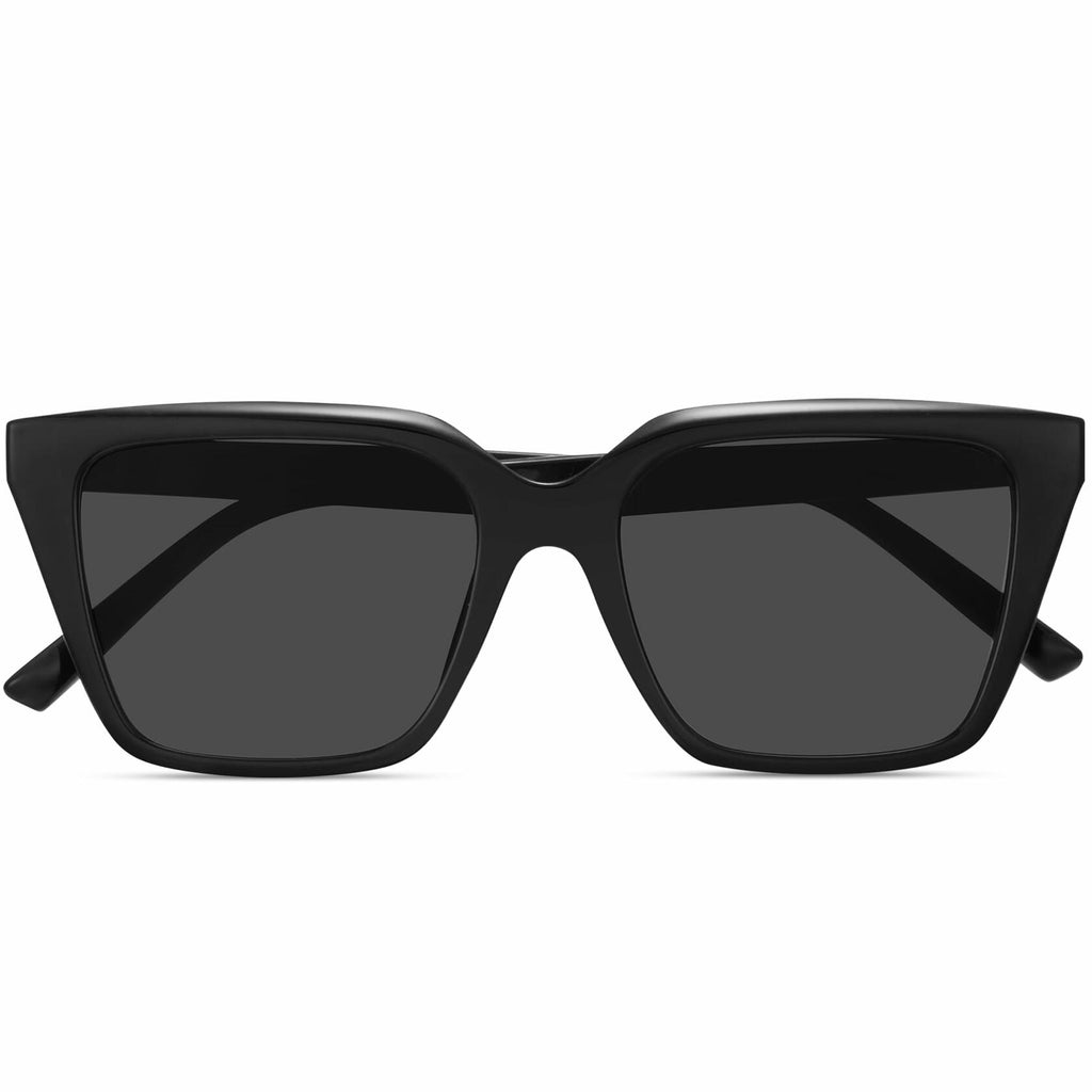 miyya Cat Eye Polarized Sunglasses Women UV Protection Black