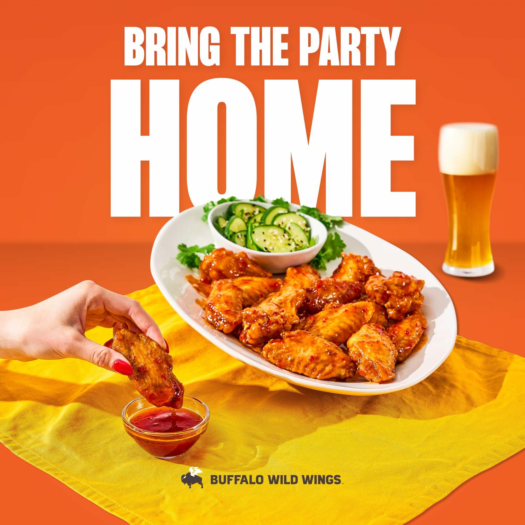 BestBy06/25 Buffalo Wild Wings Asian Zing Sauce 12 fl oz Perfect Dipping