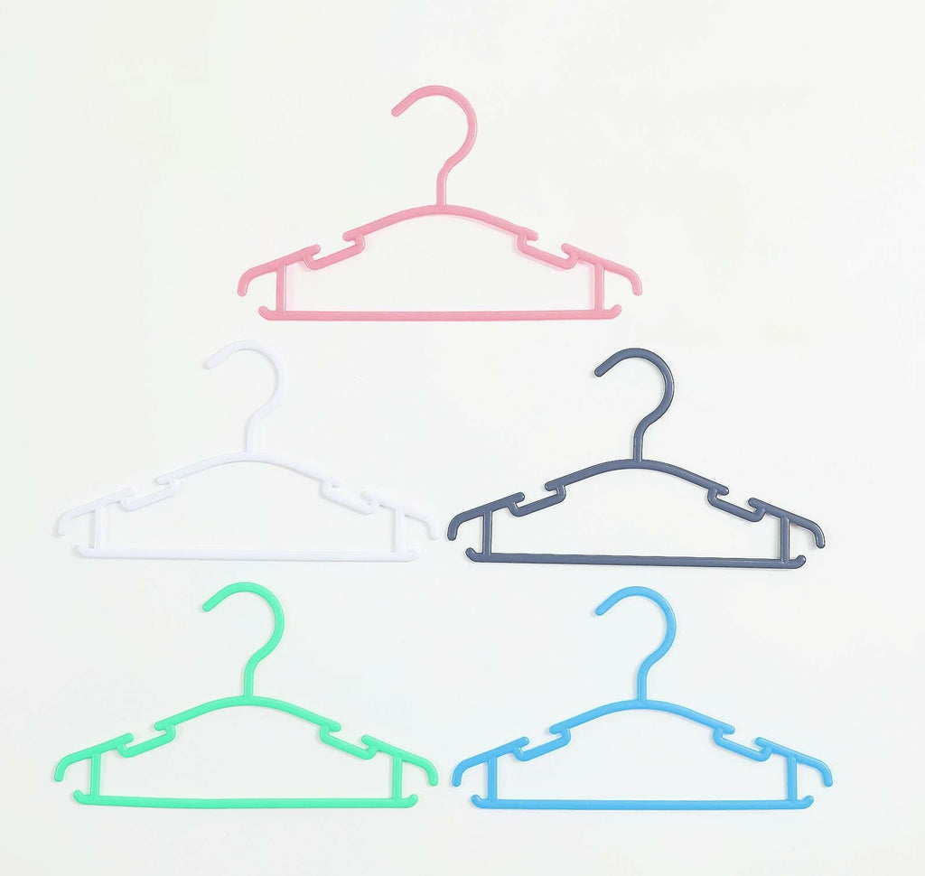 30 Pack Pink Baby Nursery Closet Hangers Non-Slip Infant Pant Hangers