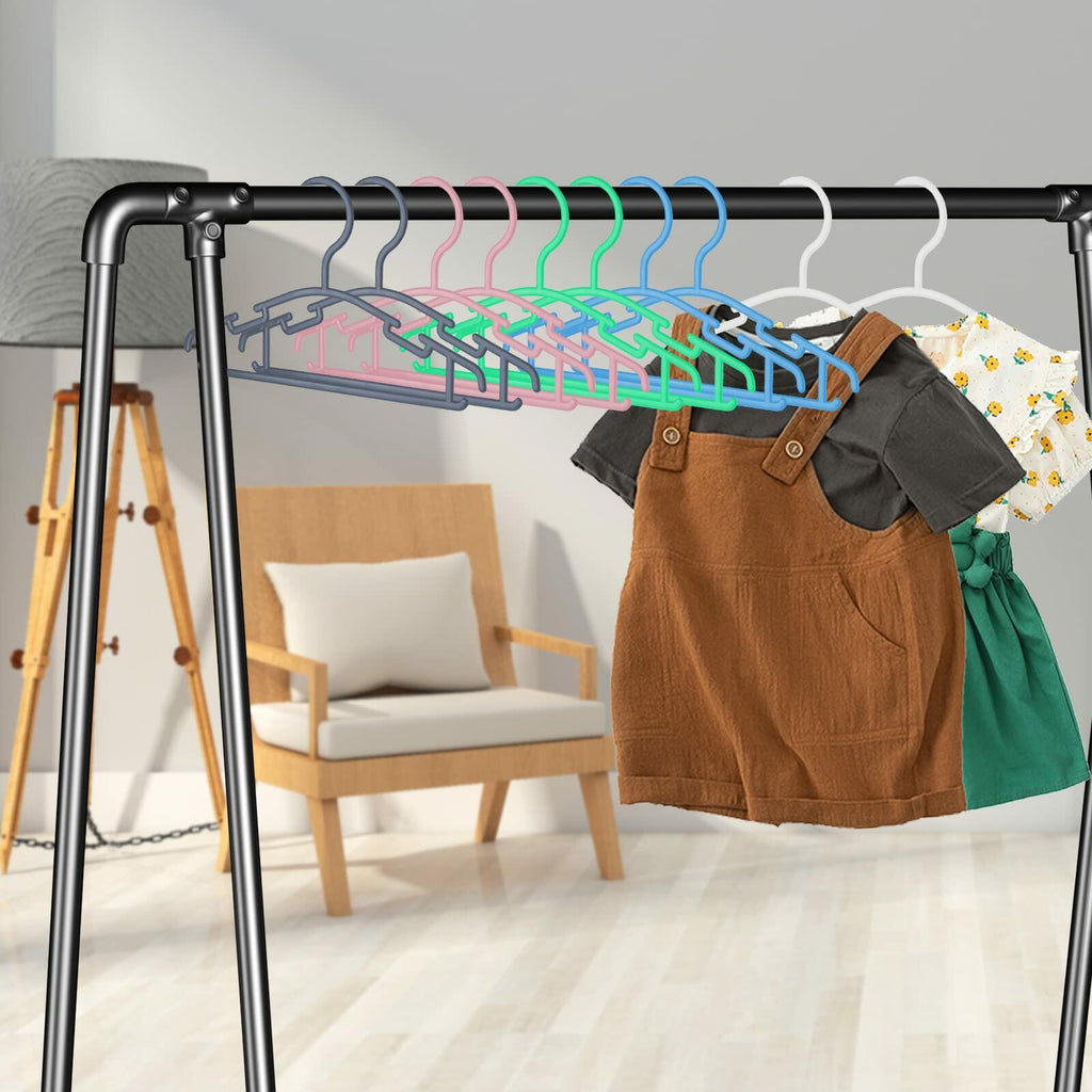 30 Pack Pink Baby Nursery Closet Hangers Non-Slip Infant Pant Hangers