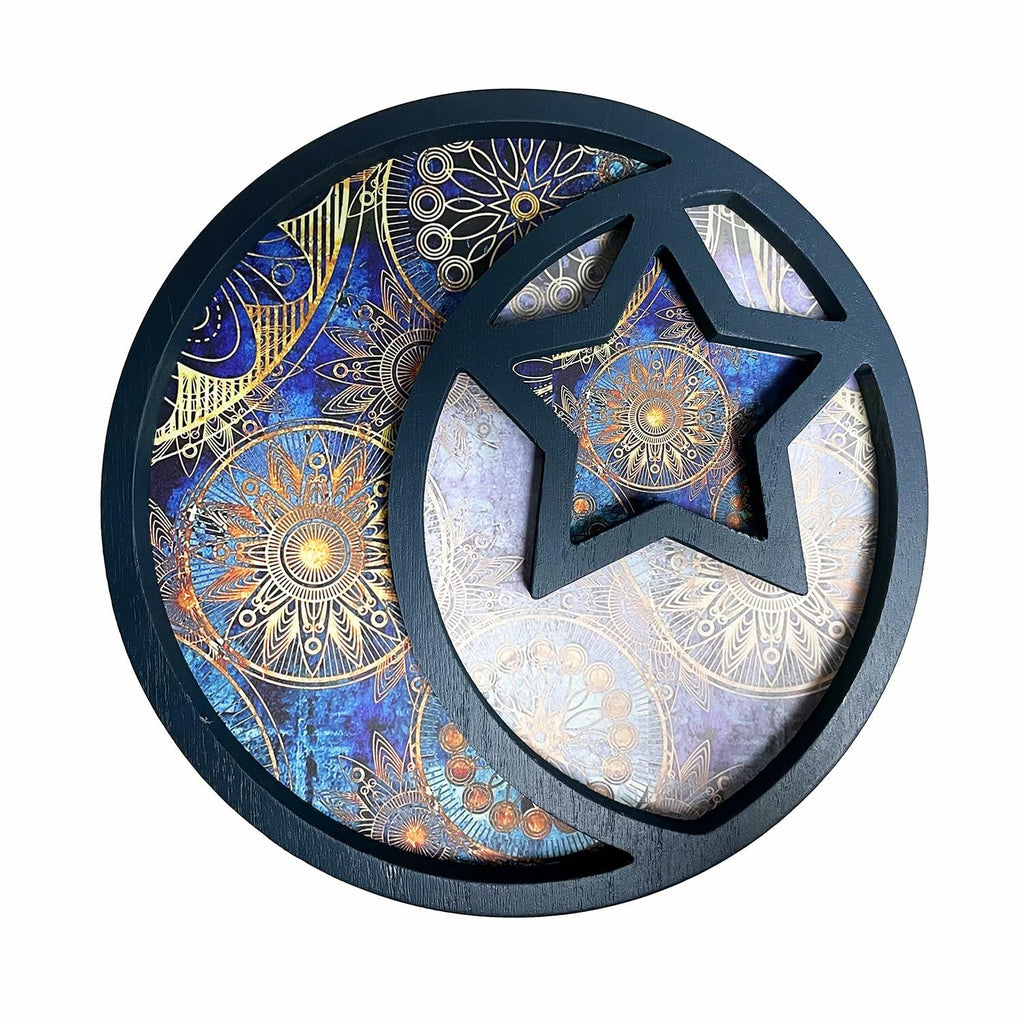 Moon and Star Ramadan Eid Mubarak Dessert Tray Islam Muslim Party Table Decor