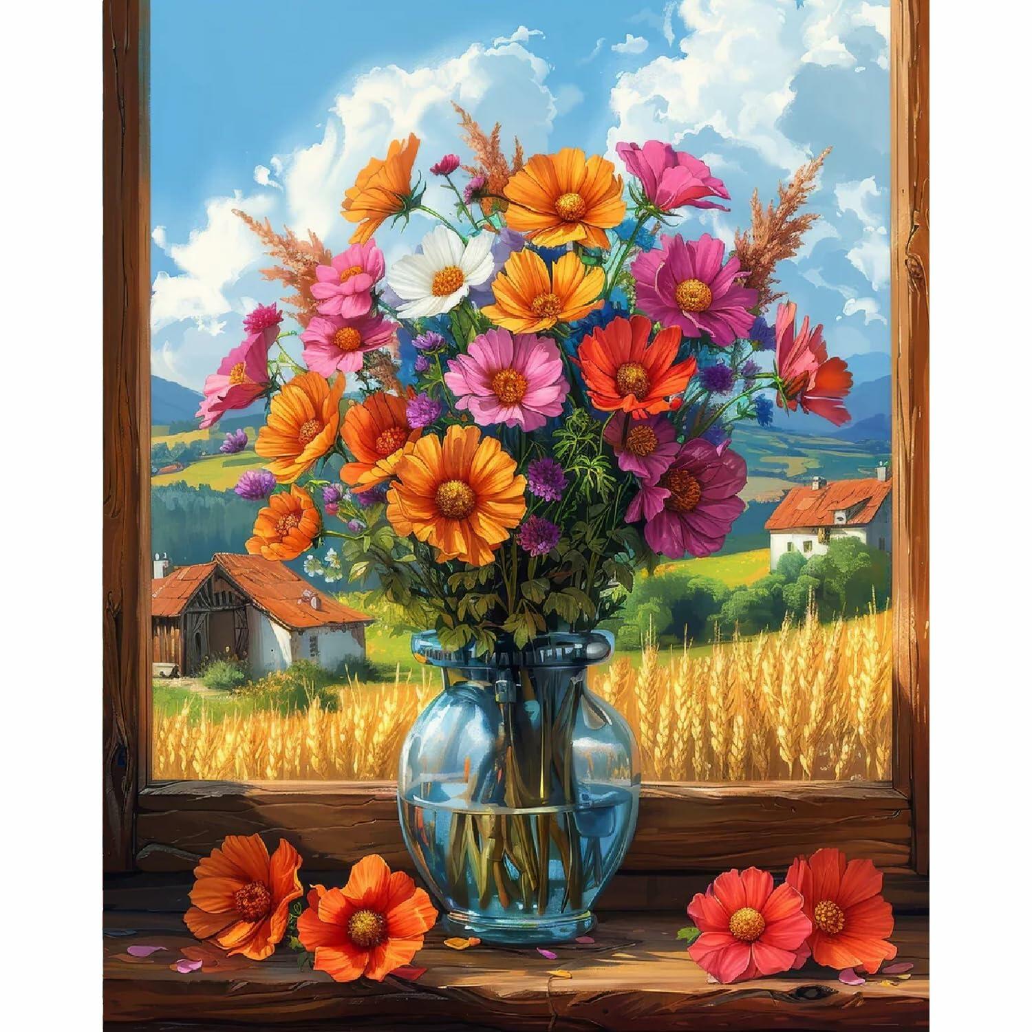 Breakfast Flatlay Paint by Numbers Kit for Adults 16x20in Without Frame