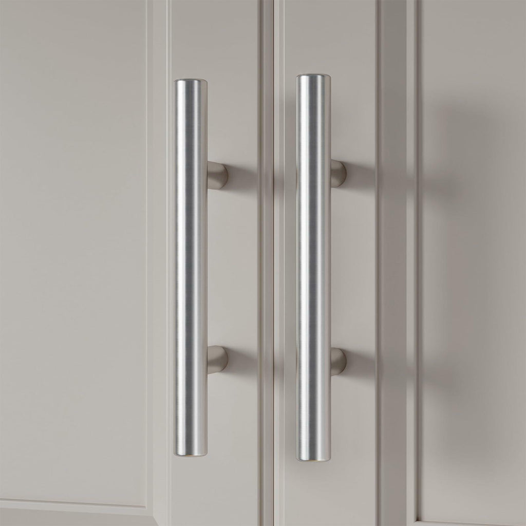 homdiy 25 Pack 4in Brushed Nickel Stainless Steel Cabinet Pulls Handles