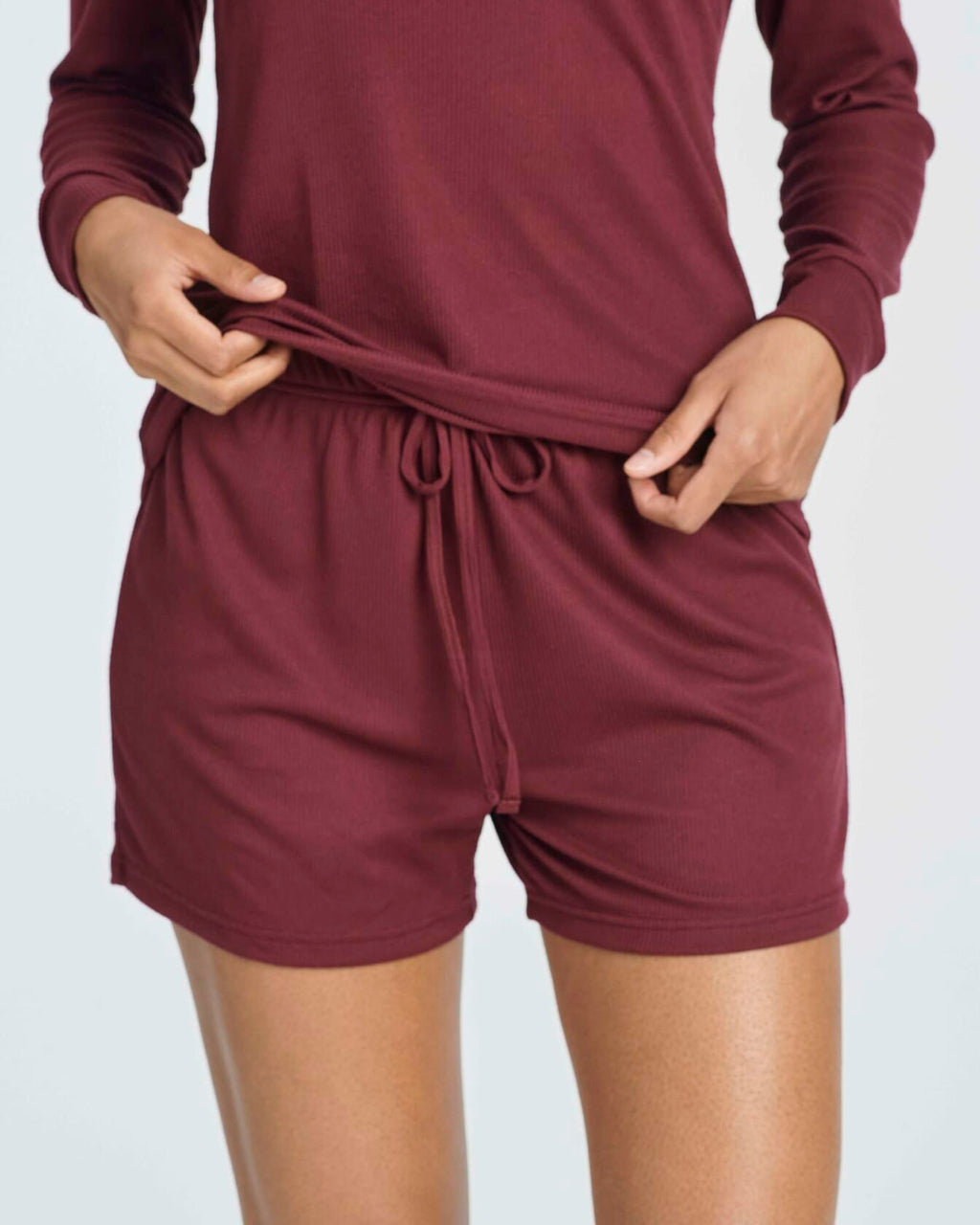 Plus Size 2 Pack Two Piece Lounge Pajamas Set Women Casual Knit 2X