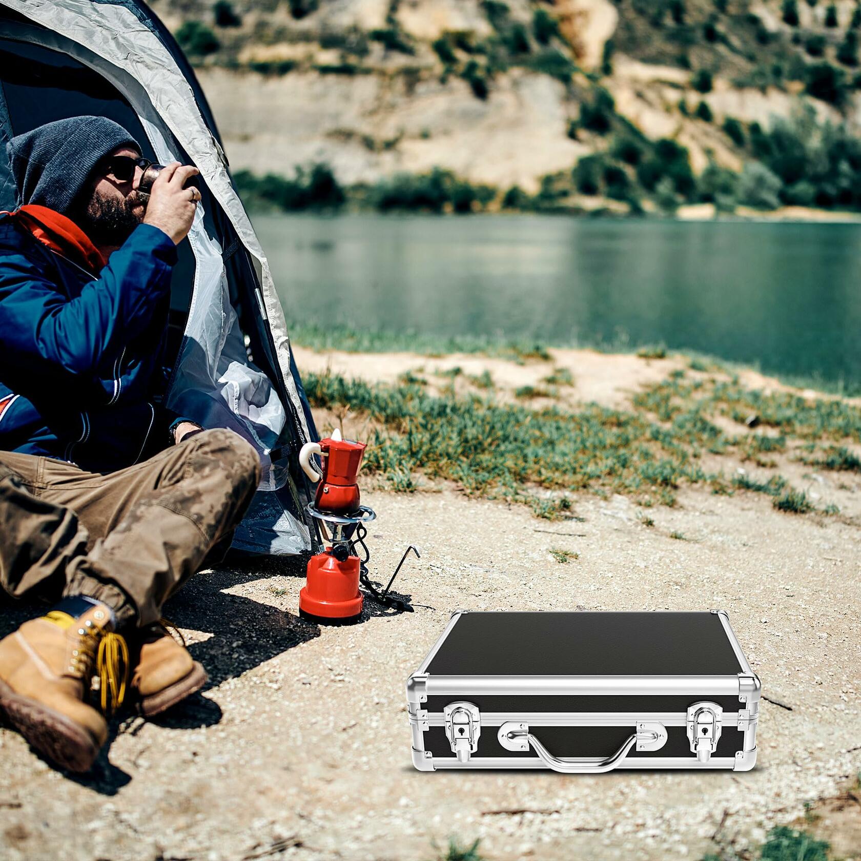 senhilear Starlink Mini Hard Case Aluminum Durable Foam Protection