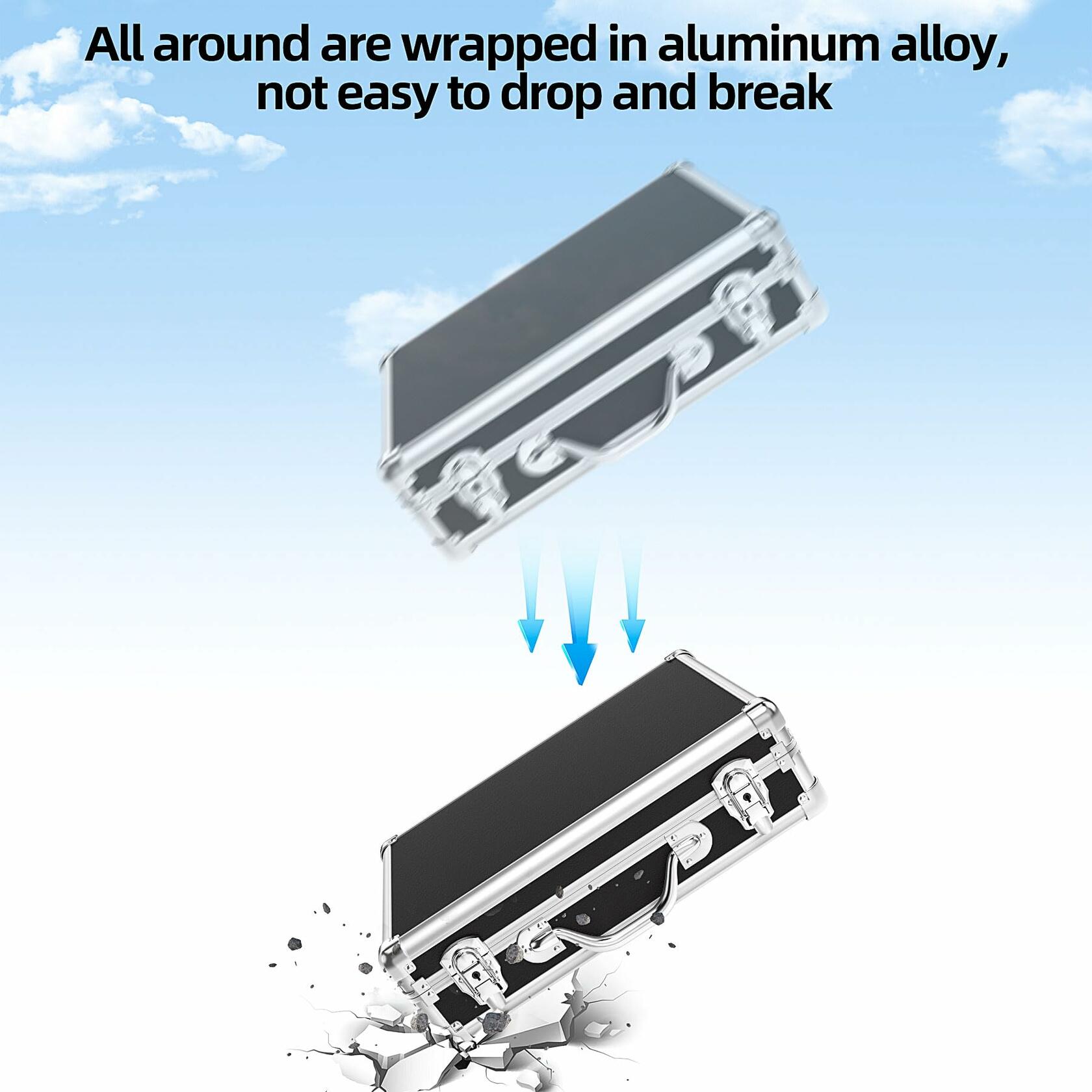 senhilear Starlink Mini Hard Case Aluminum Durable Foam Protection