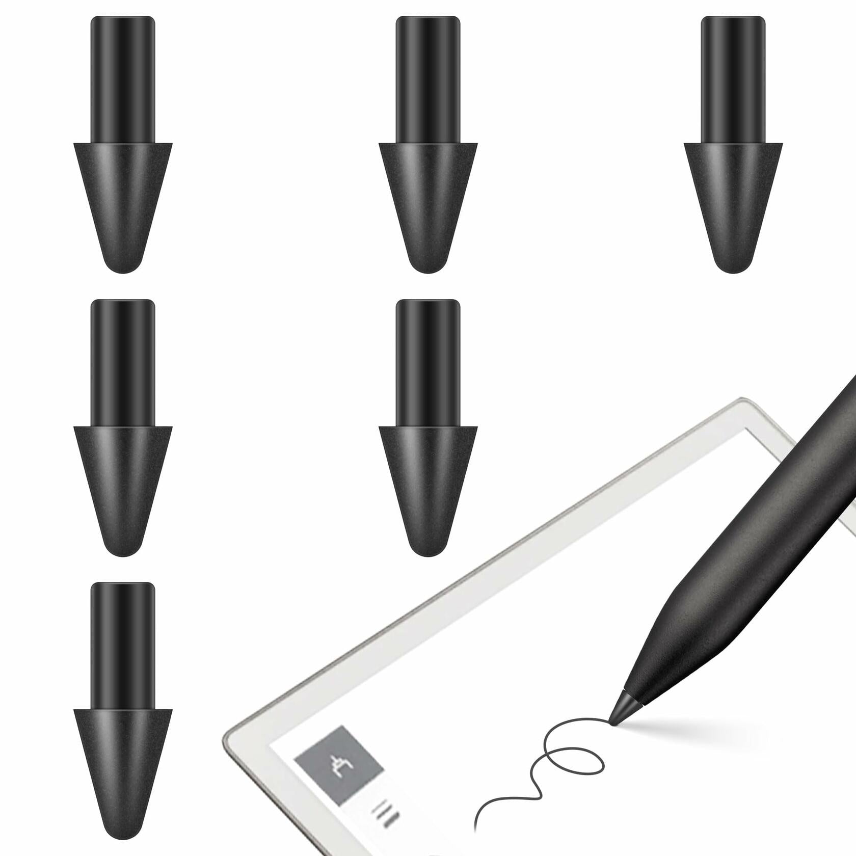 Enhon 6 Pcs Replacement Tips for Remarkable Paper Pro Pen Black