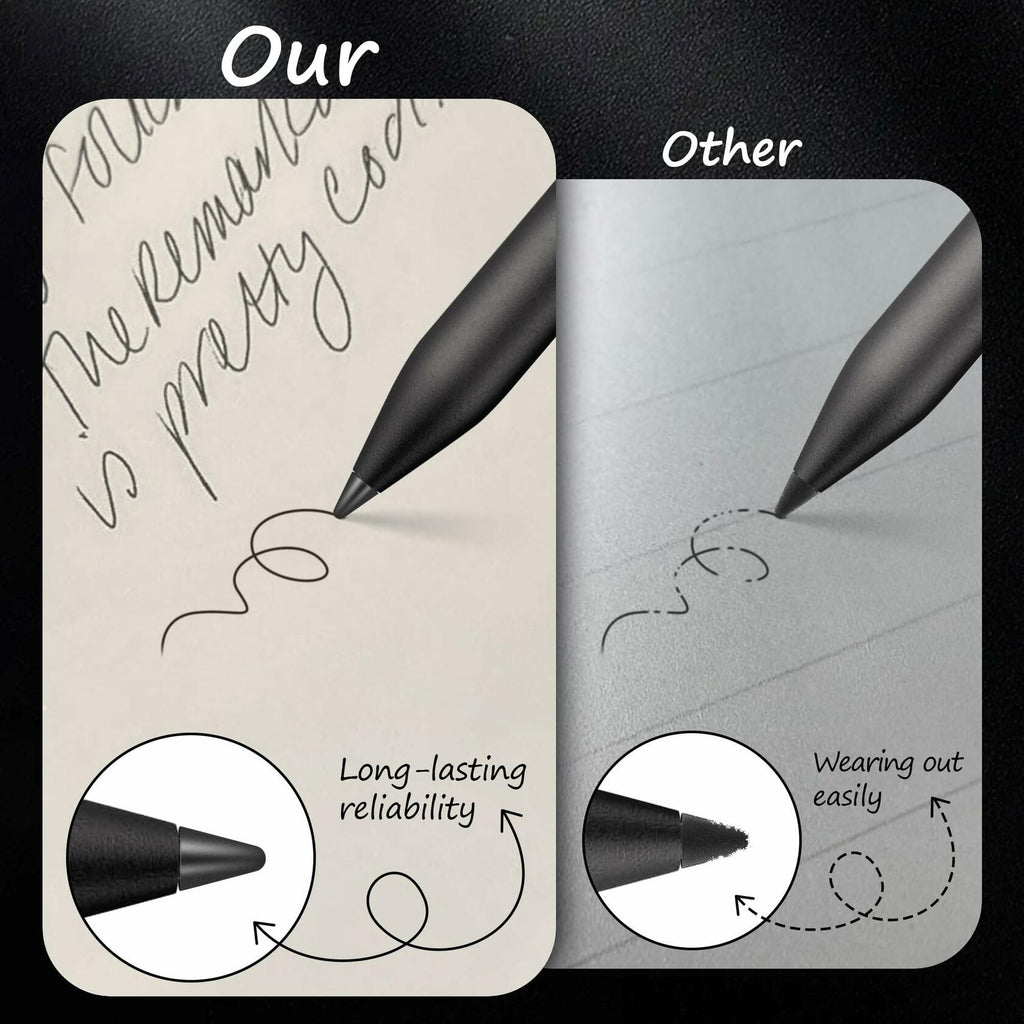 Enhon 6 Pcs Replacement Tips for Remarkable Paper Pro Pen Black