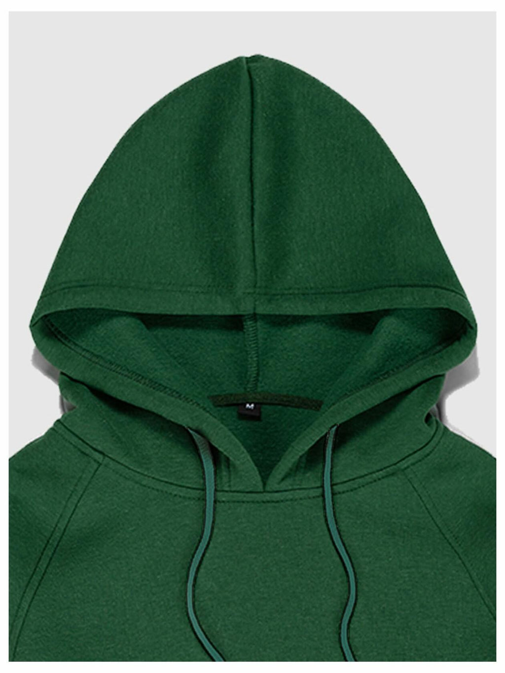 Verdusa Women's Palm Puff Hoodie Y2k Graphic Sweatshirt Dark Green Size XL