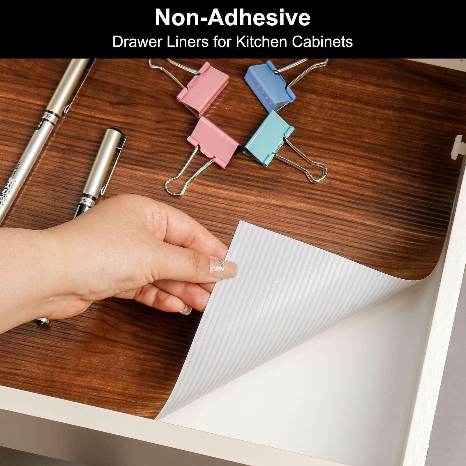 Cooyes Premium Non-Adhesive Waterproof Kitchen Shelf Liner EVA