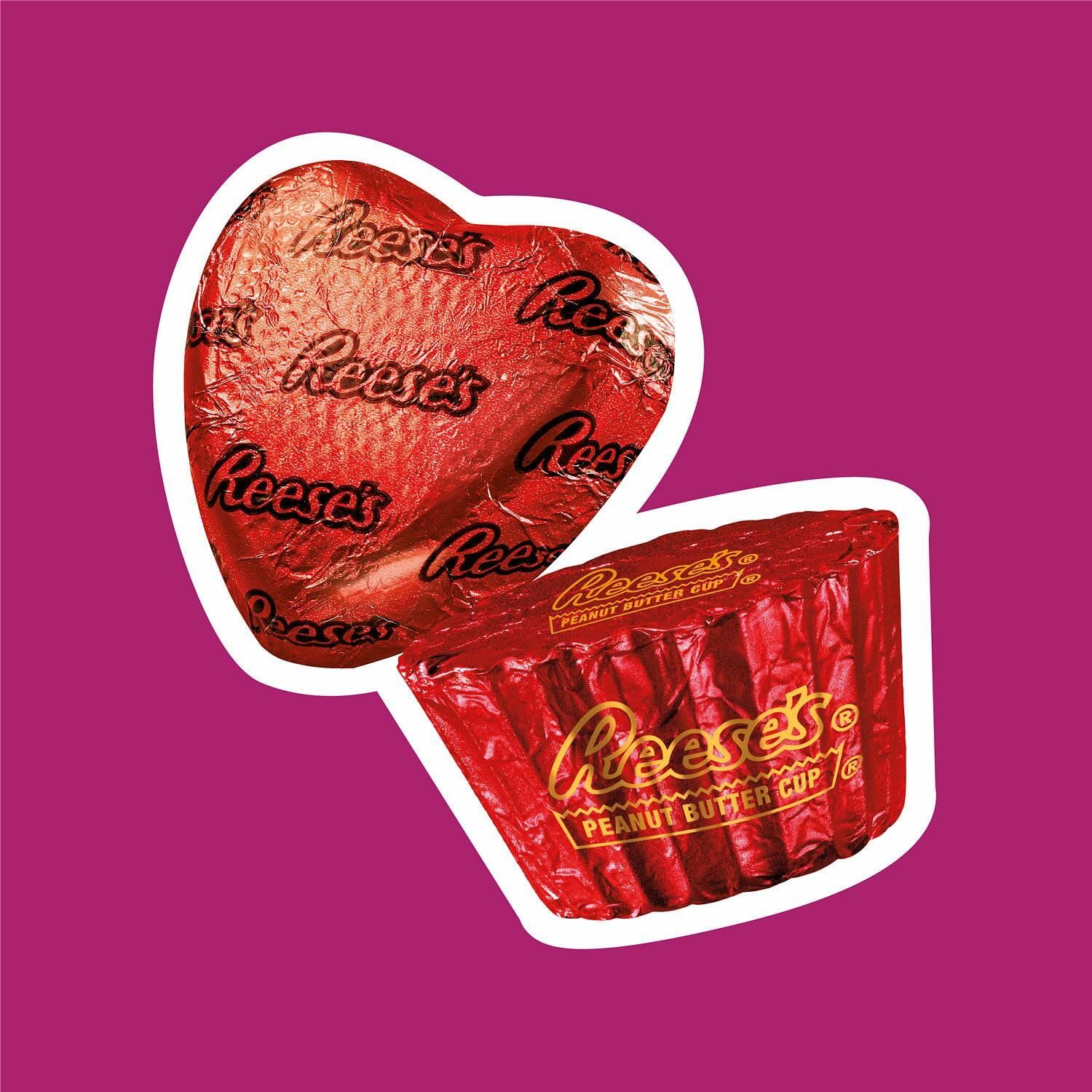 BestBy07/25 REESE'S Assorted Chocolate Peanut Butter Shapes Candy Bag 21.49oz
