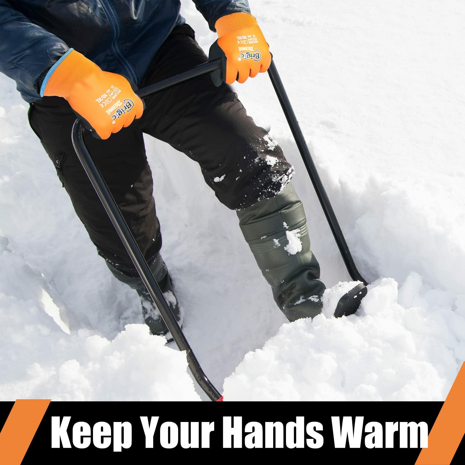 Brigic Waterproof Insulated Winter Work Gloves Men XXL 1 Pair Size XXL