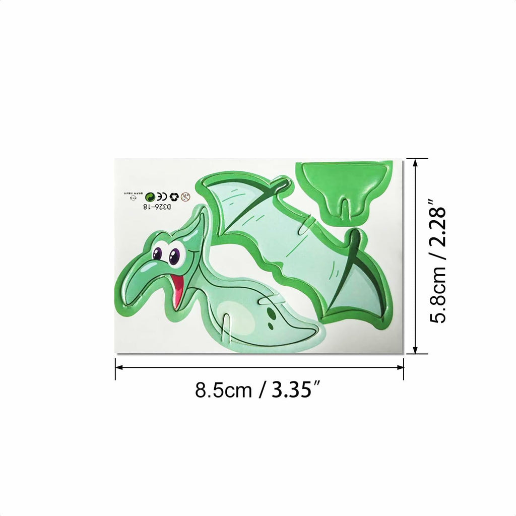 25Pcs Educational 3D Cartoon Puzzle Toys for Kids Birthday Gift