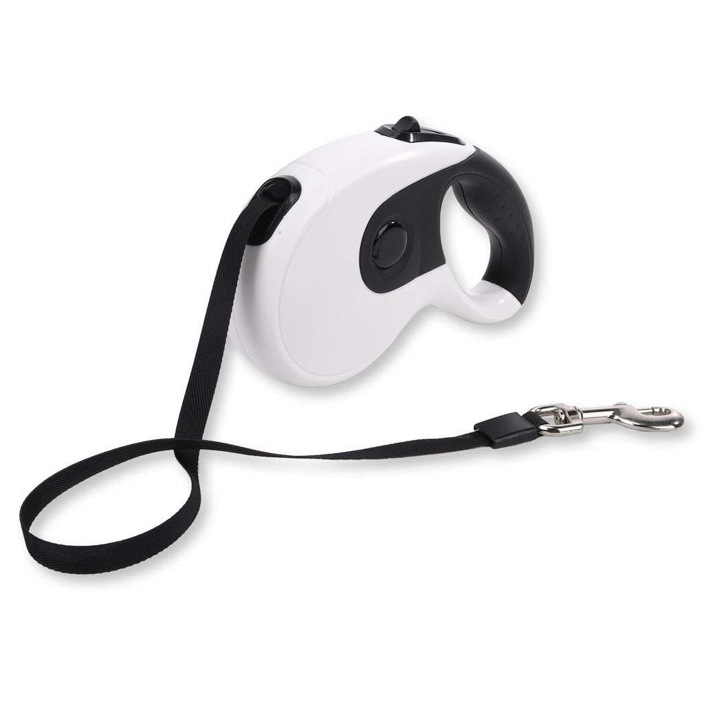 Retractable Dog Leash Heavy Duty 16ft Reflective Nylon Tape Orange 88lbs
