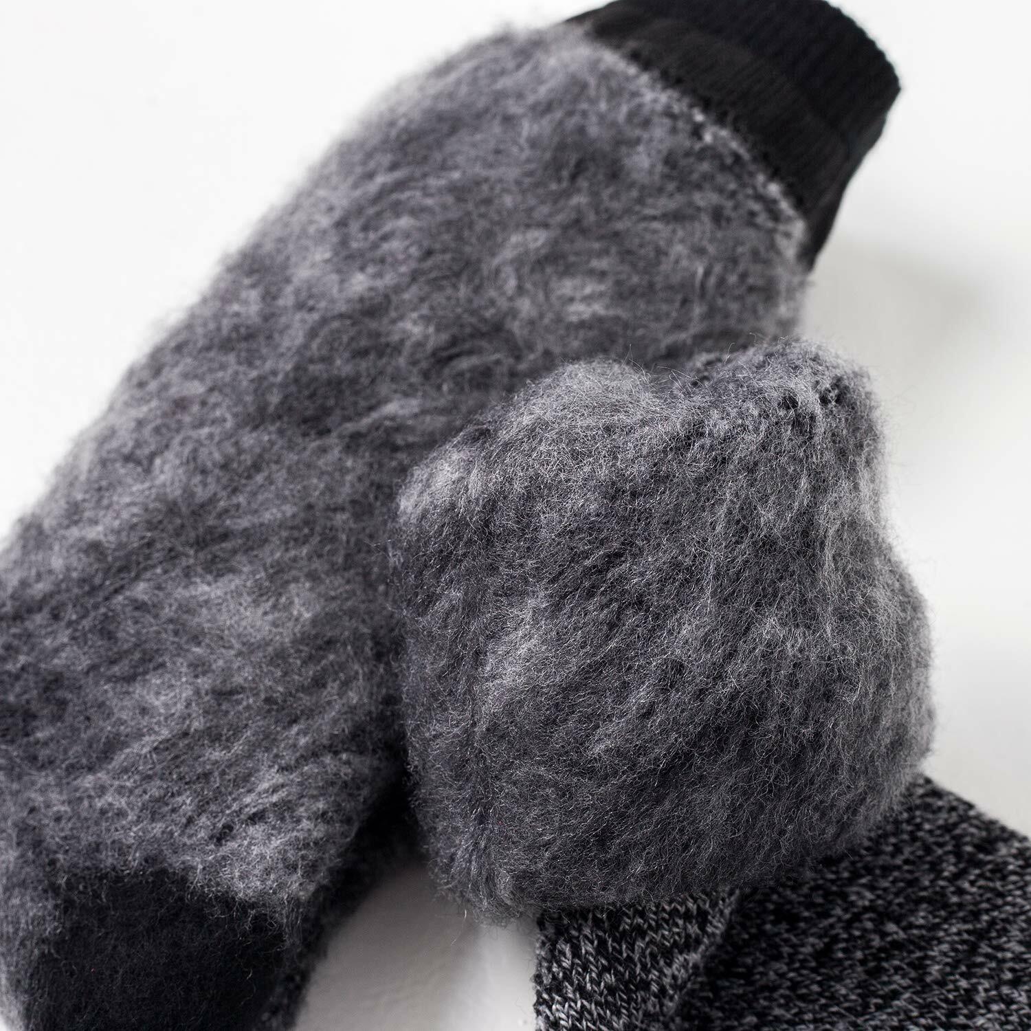 Sock Amazing Thermal Thick Winter Crew Socks Black Size 10-13