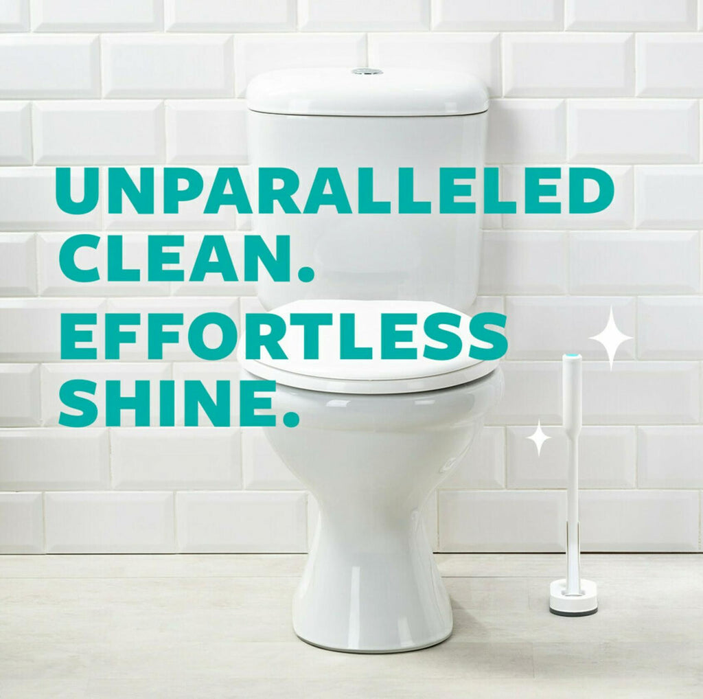Scotch-Brite Power Scour Toilet Cleaning System with 1 Wand & 5 Pads Stand