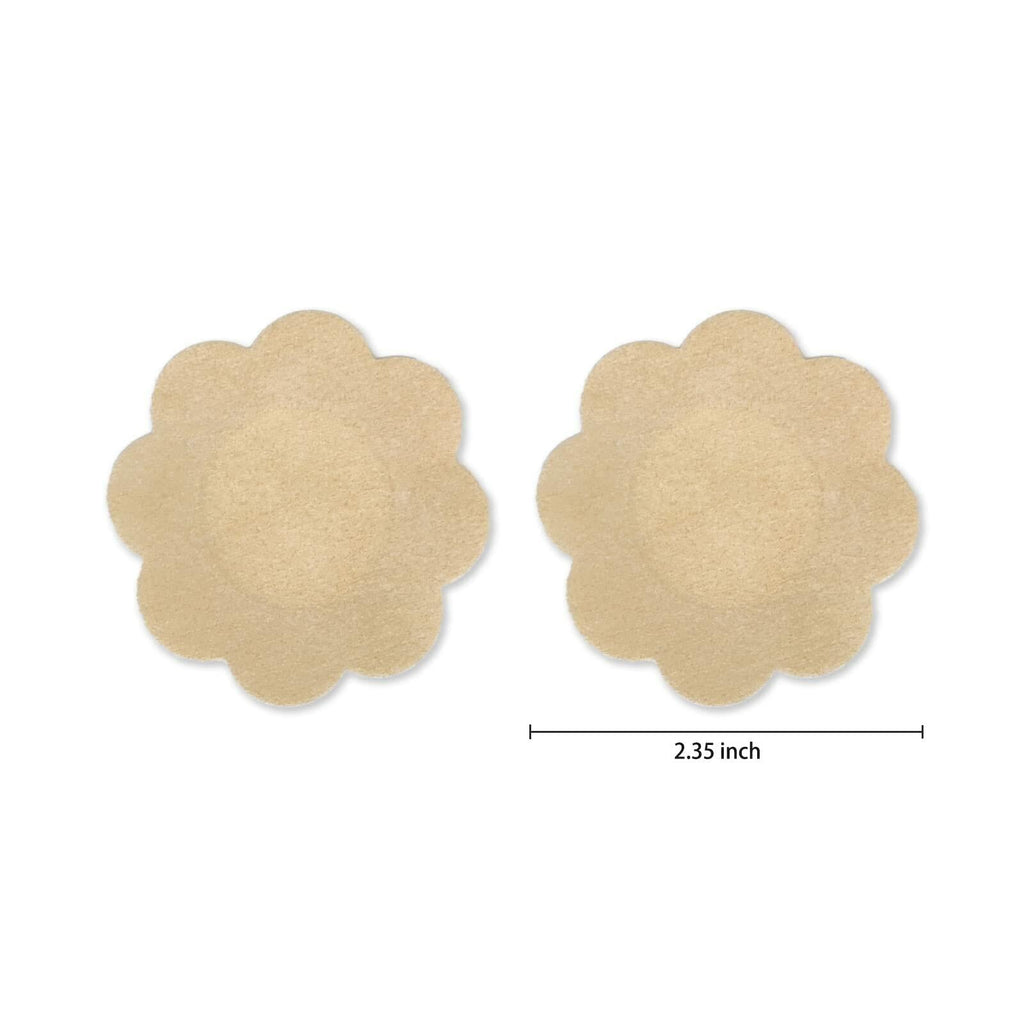 soclim 50 Pairs Disposable Latex Free Adhesive Nipple Pasties Neutral Color