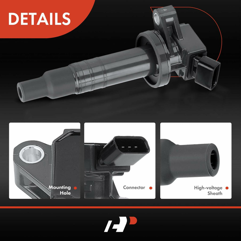 A-Premium Ignition Coil Pack for Toyota Matrix Corolla Celica 1.8L L4