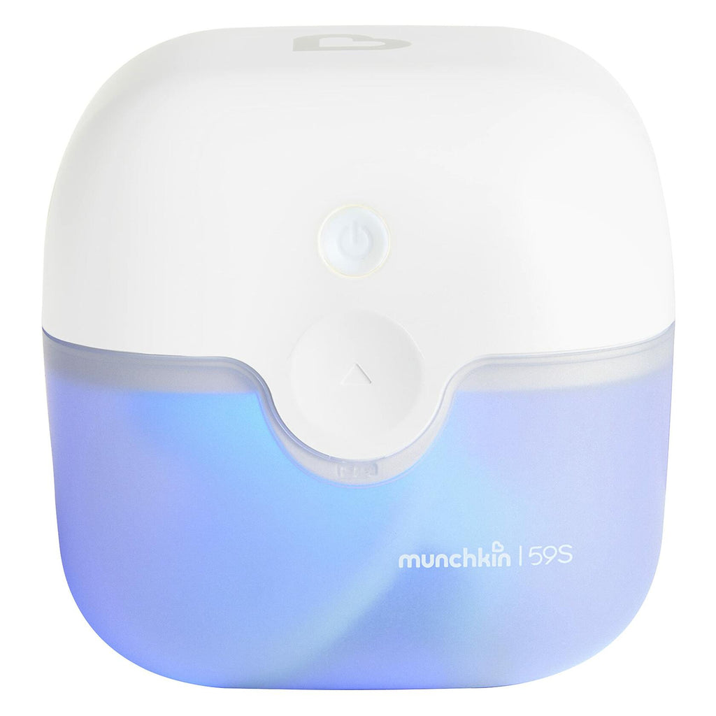 Munchkin Portable UV-C Cleaner Rechargeable Battery White Pacifier Teether