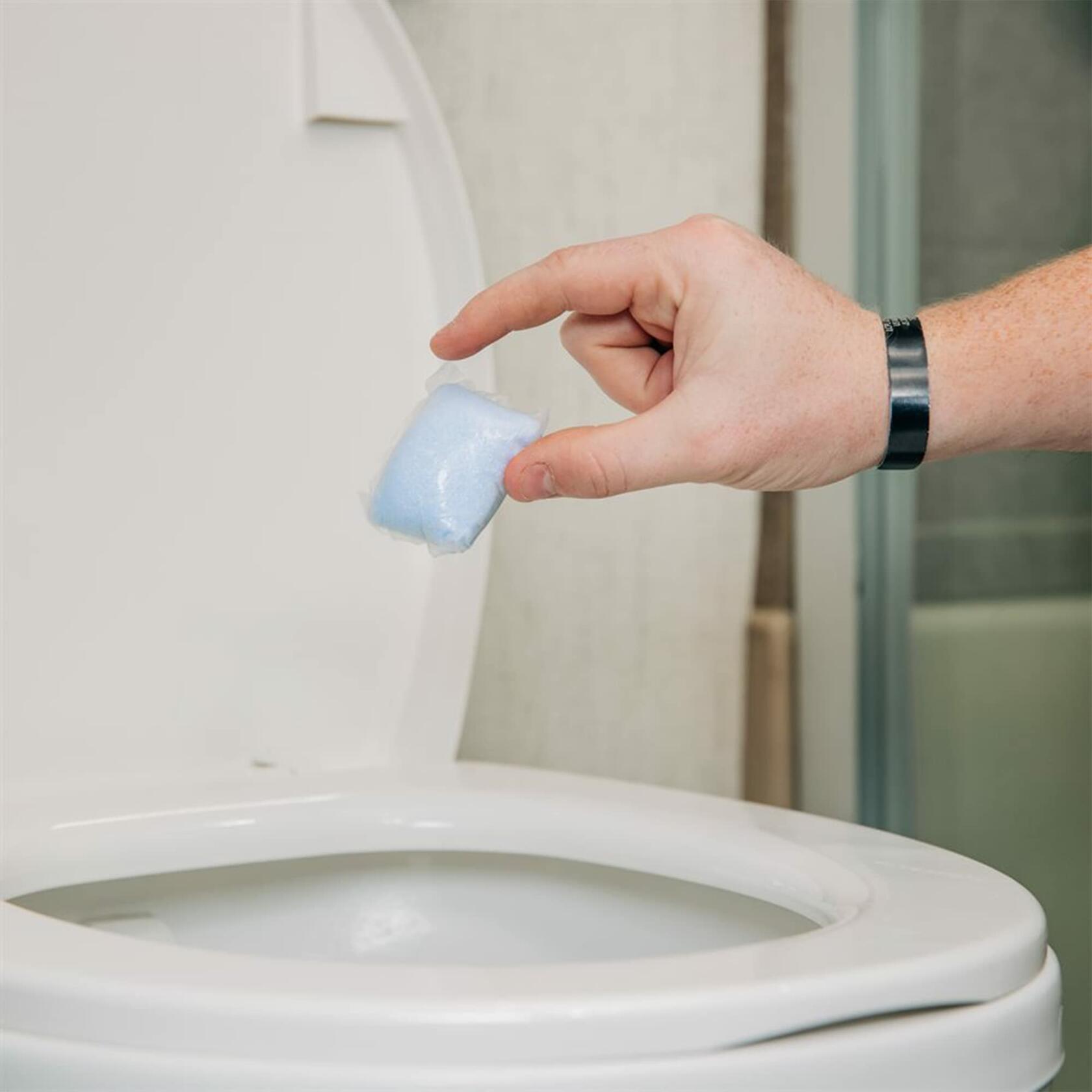 Camco TST MAX RV Toilet Treatment Drop-Ins Ocean Breeze Scent 30-Pack