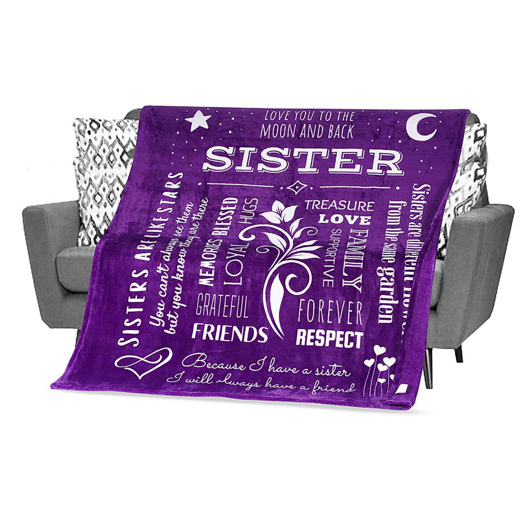 FILO ESTILO Plush Cozy Sherpa Throw Blanket 60x50 Inches Grey