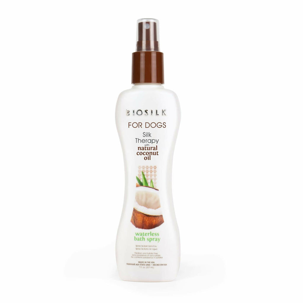 BioSilk Silk Therapy Dog Shampoo Organic Coconut Oil Beige 12 fl oz