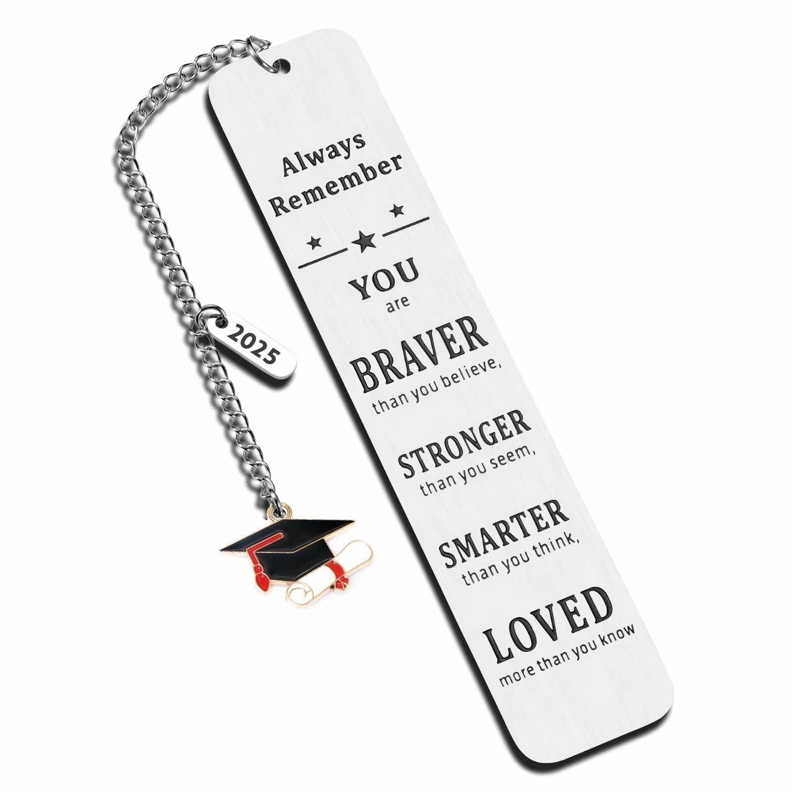 LovizoL Class of 2025 Graduation Bookmark Inspirational Christian Gift