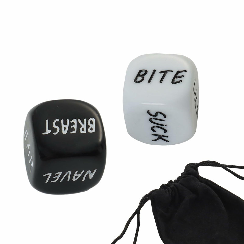 Romantic Naughty Dice Set Couples Game 36 Ways Black+White Anniversary Gift
