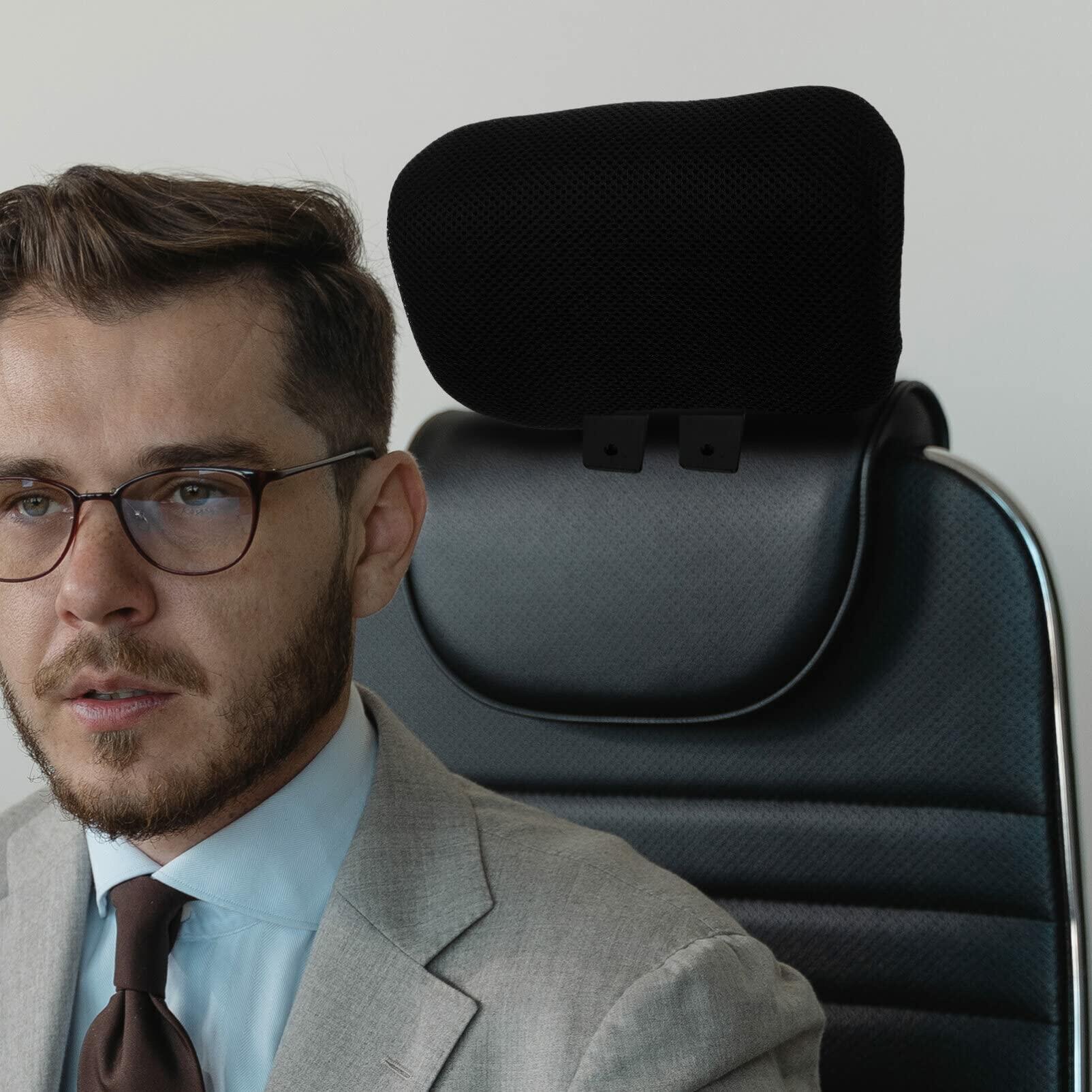 [Like New] Tofficu Adjustable Ergonomic Mesh Headrest for Office Chair Black