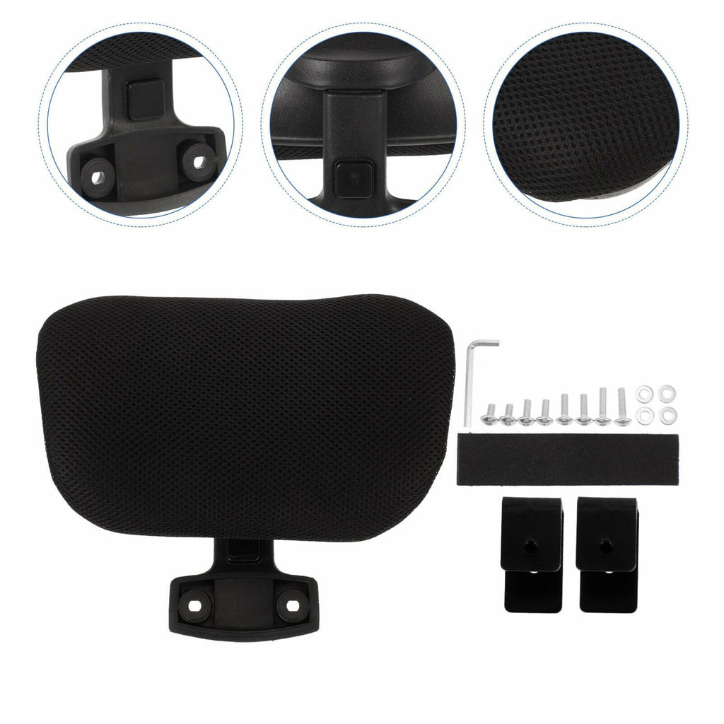 [Like New] Tofficu Adjustable Ergonomic Mesh Headrest for Office Chair Black