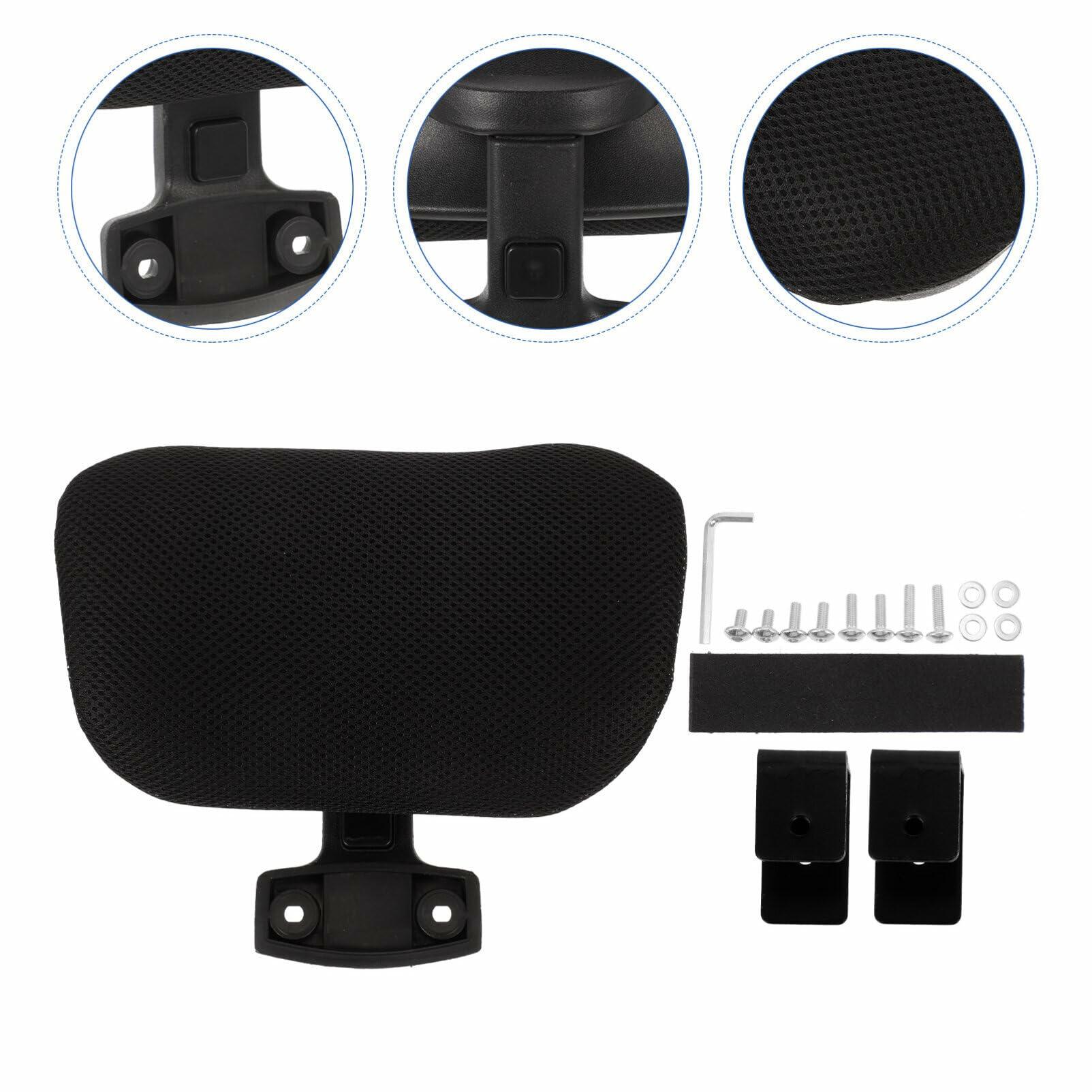 [Like New] Tofficu Adjustable Ergonomic Mesh Headrest for Office Chair Black