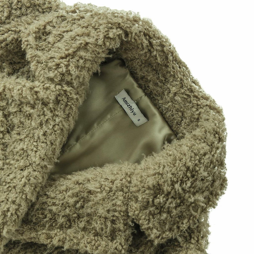 Amazhiyu Womens Faux Fur Waistcoat Vest Laurel Green Size M