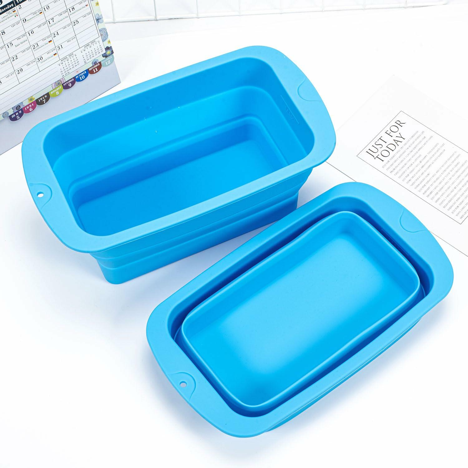 Foldable Ice Bath Mold Silicone Ice Block Chiller 3 Pack 22.2LB Total